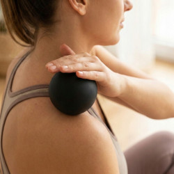 Мяч массажный Funfit Gym&Fitness 4836 (Black) Thumb