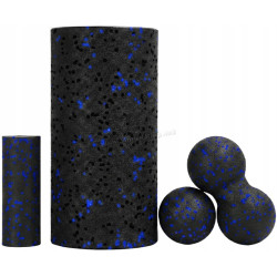 Набор массажных роликов 4в1 Funfit Gym&Fitness 4835 (Black/Blue)