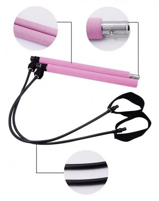Bara fitness Hiperlion YJB001-1 (Pink)