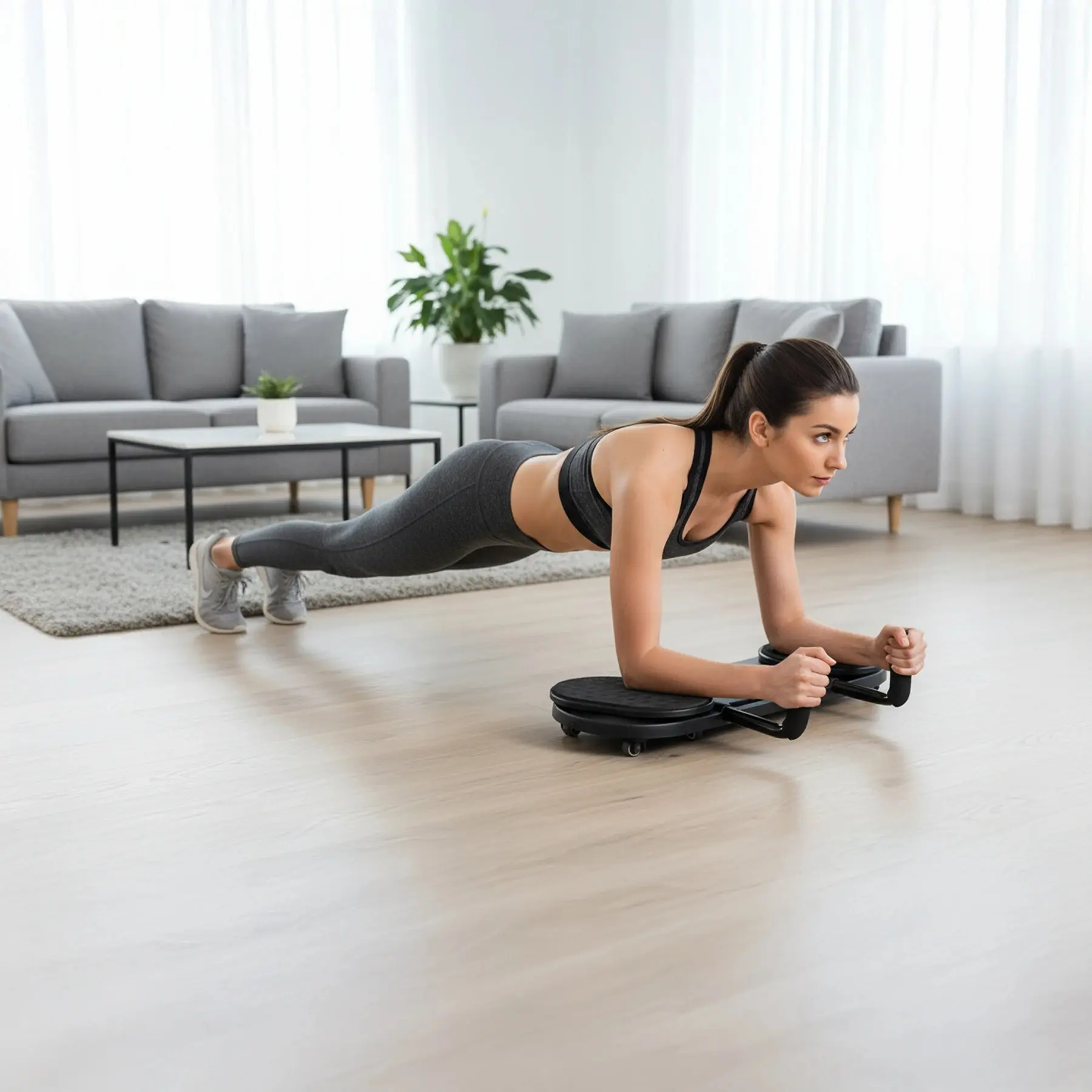 Placa pentru exerciții 3in1 Hms DBP02 (Black)