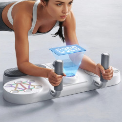 Placa pentru exercitii Hms DBP03 (White/Grey) Thumb