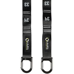 Гимнастические кольца HMS Premium TX08 (Black/Brown) Thumb