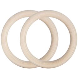 Inele gimnastica HMS TX07 (Bej/Black) Thumb