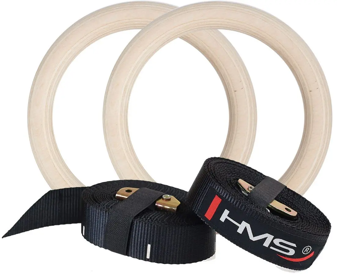 Inele gimnastica HMS TX07 (Bej/Black)