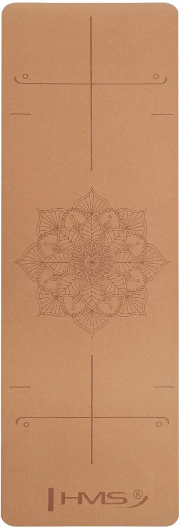 Covoras pentru yoga HMS YM11 TPE Cork (Brown)