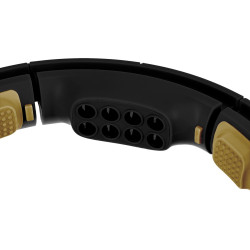 Магнитный массажный обруч с утяжелителем HMS HHM13 (Black/Gold) Thumb