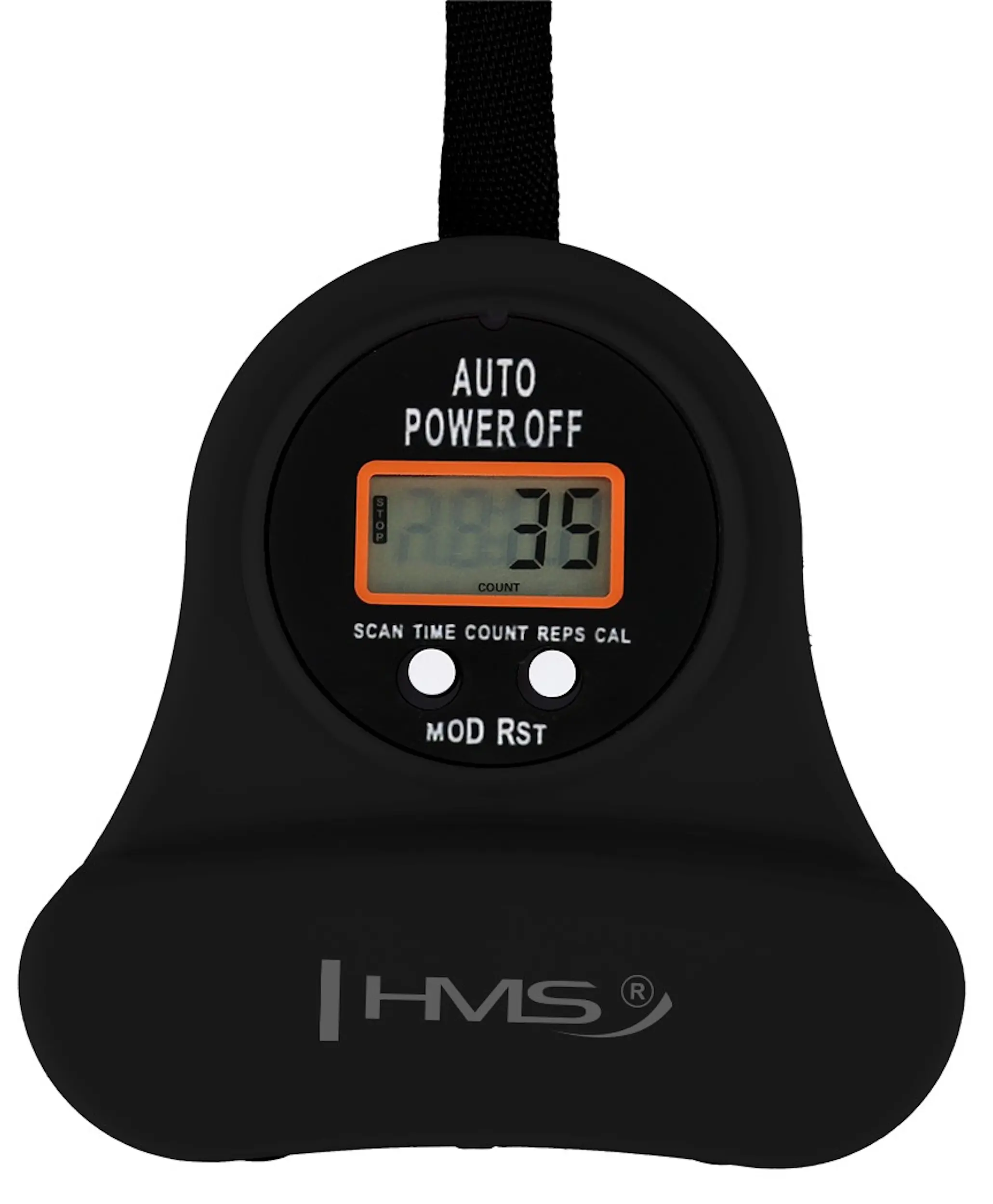 Магнитный массажный обруч с утяжелителем HMS HHM13 (Black/Gold) - 7