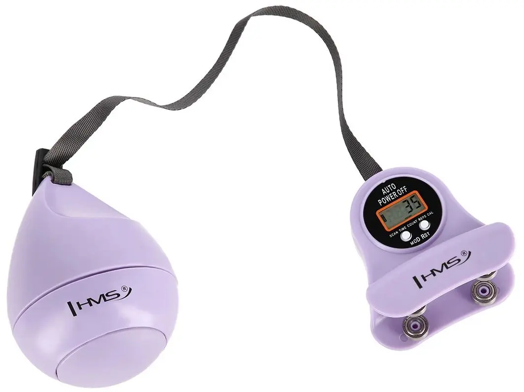 Cerc de masaj magnetic cu greutate HMS HHM13 + centura BR163 (Violet/Black)
