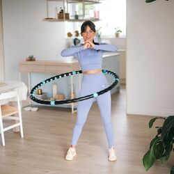 Cerc de masaj Hms HHP006 (Black/Blue) Thumb