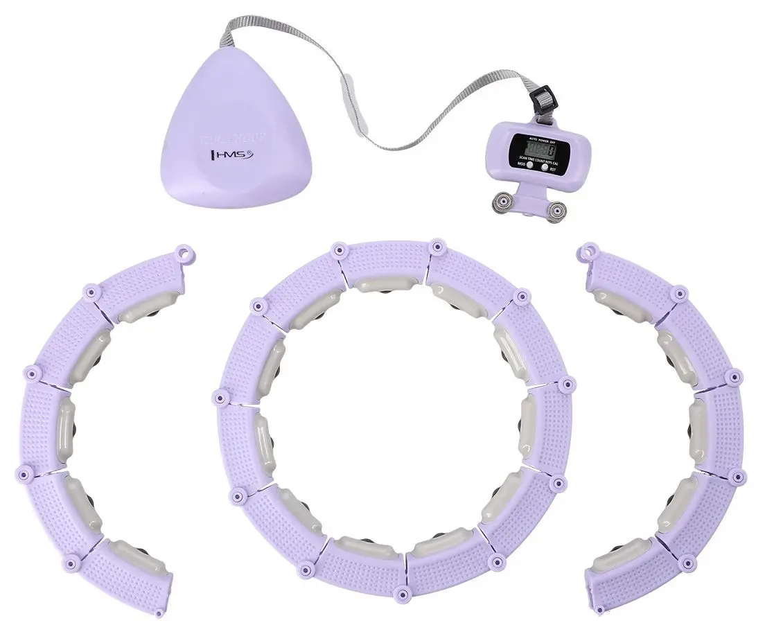 Массажный обруч с утяжелителем HMS HHM14 (Purple)