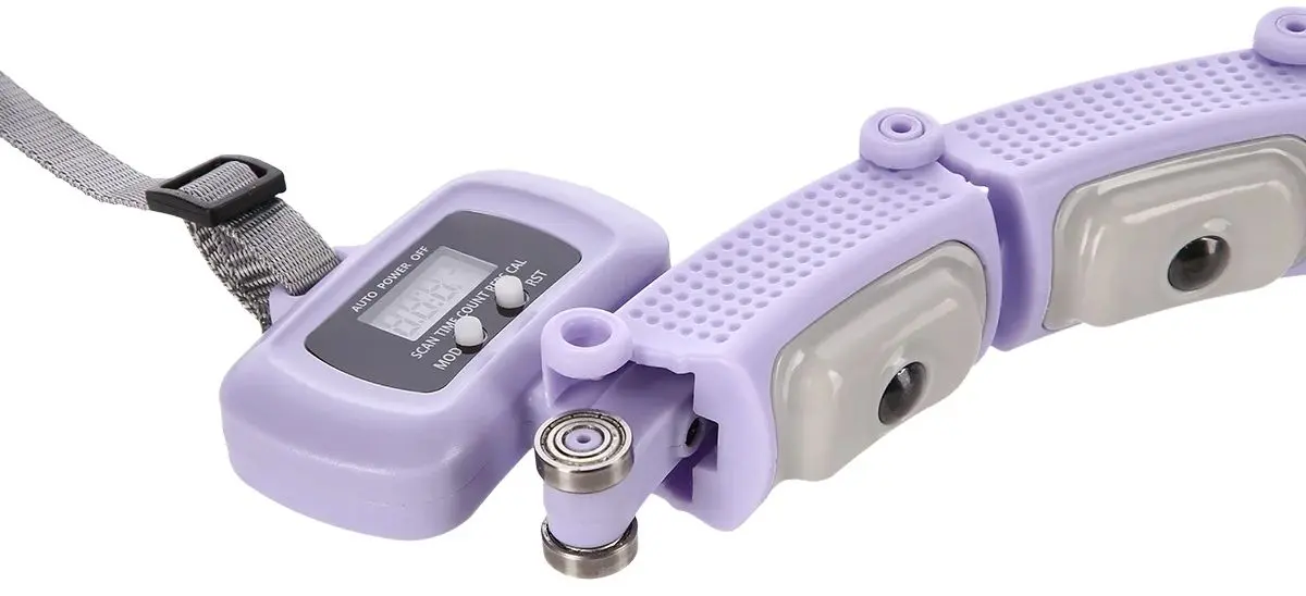 Массажный обруч с утяжелителем HMS HHM14 (Purple)