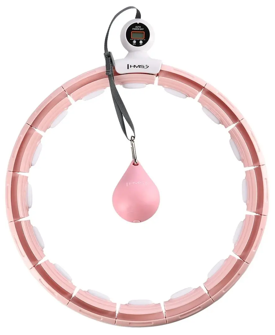Массажный обруч с утяжелителем HMS HHM15 (Pink)