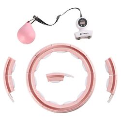 Массажный обруч с утяжелителем HMS HHM15 (Pink) Thumb