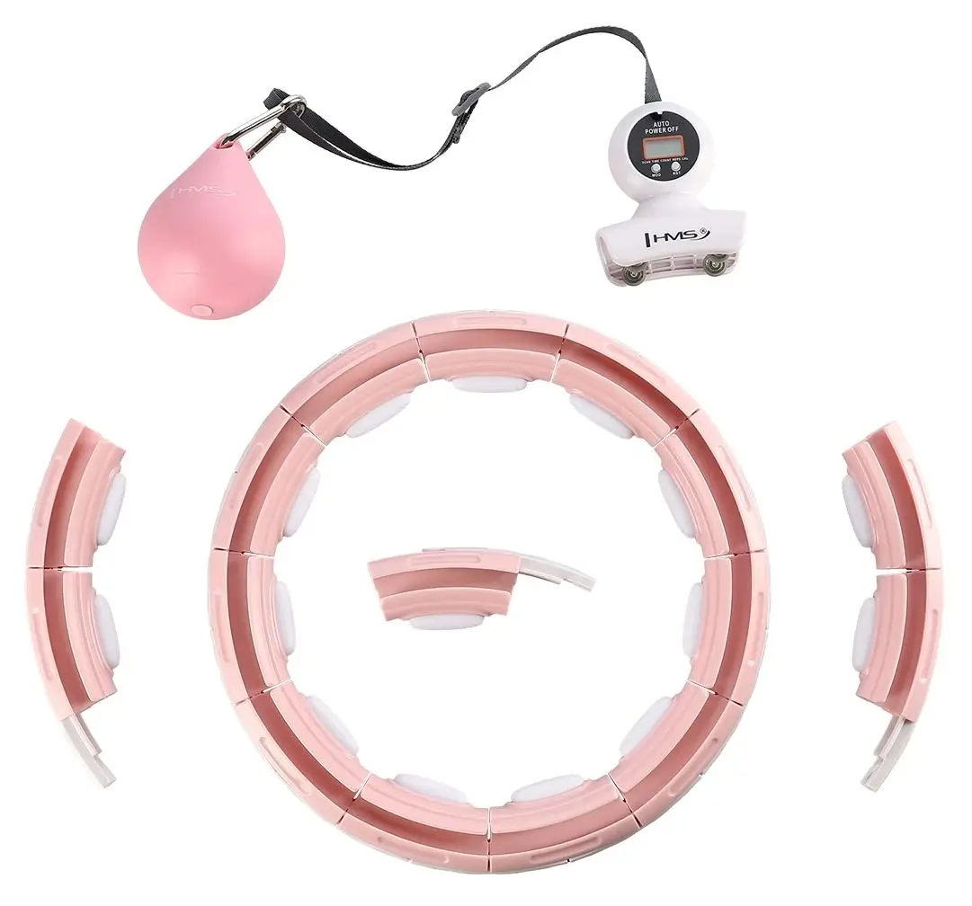 Массажный обруч с утяжелителем HMS HHM15 (Pink)