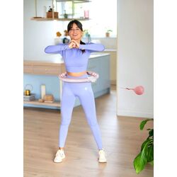 Массажный обруч с утяжелителем HMS HHM15 (Pink) Thumb