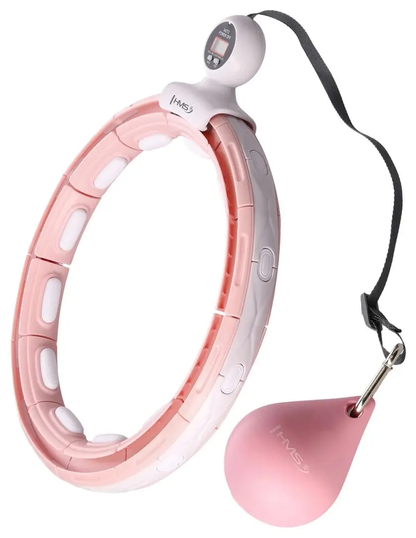 Массажный обруч с утяжелителем HMS HHM15 (Pink)