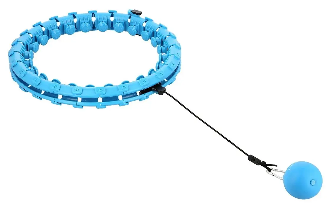 Массажный обруч с утяжелителем HMS HHW01 (Blue)