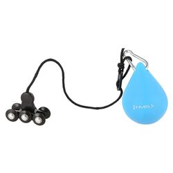 Массажный обруч с утяжелителем HMS HHW01 (Blue) Thumb
