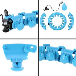 Массажный обруч с утяжелителем HMS HHW01 (Blue) Thumb