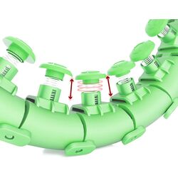 Cerc de masaj cu greutate HMS HHW01 (Green) Thumb