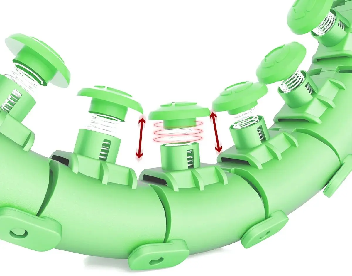 Cerc de masaj cu greutate HMS HHW01 (Green)