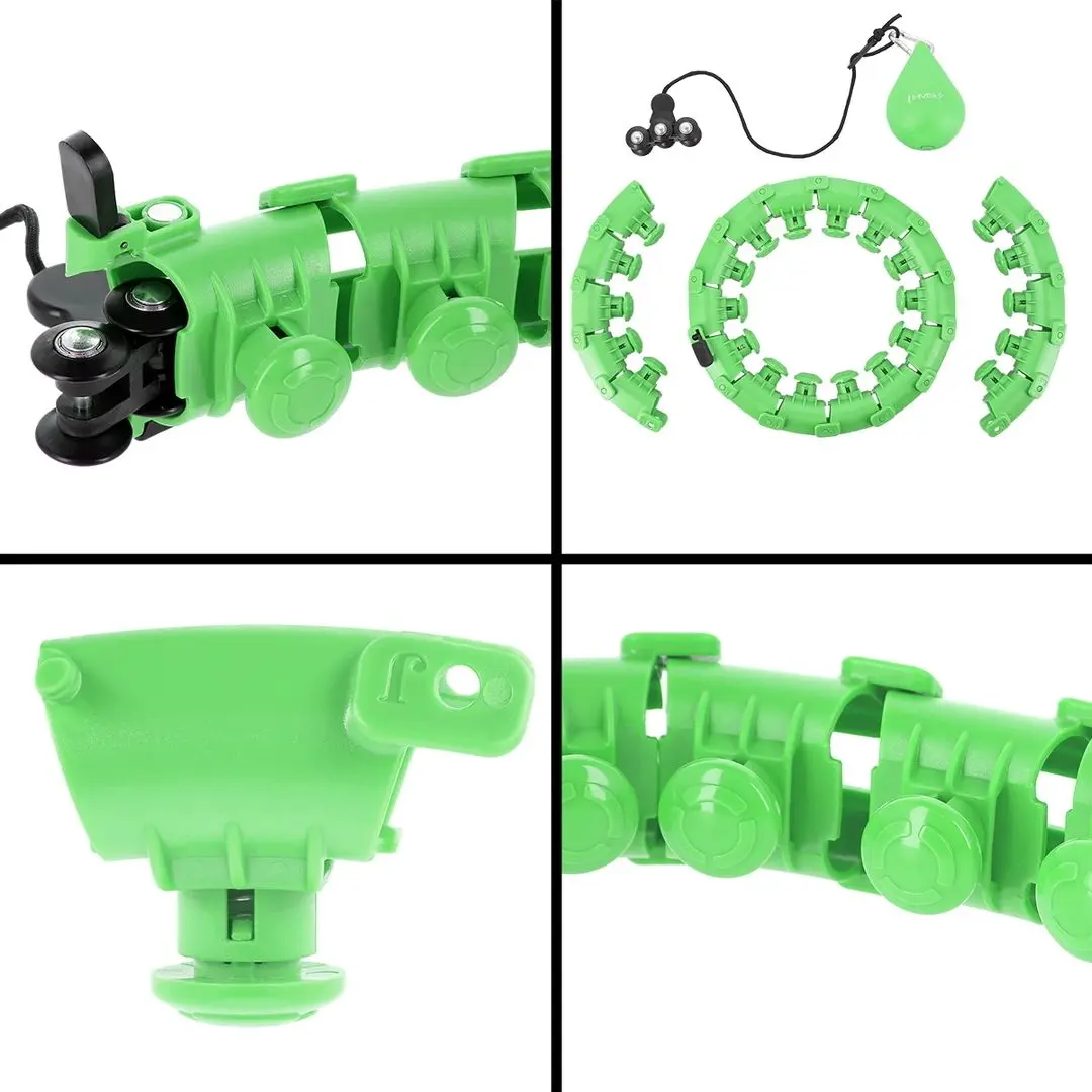 Cerc de masaj cu greutate HMS HHW01 (Green)