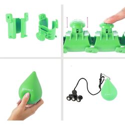 Cerc de masaj cu greutate HMS HHW01 (Green) Thumb