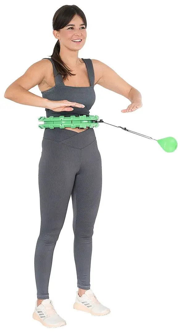 Cerc de masaj cu greutate HMS HHW01 (Green)