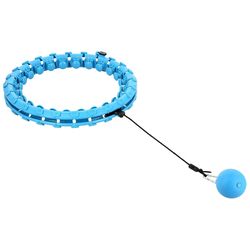 Массажный обруч с утяжелителем HMS HHW01 + пояс BR163 (Blue) Thumb