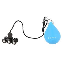 Массажный обруч с утяжелителем HMS HHW01 + пояс BR163 (Blue) Thumb