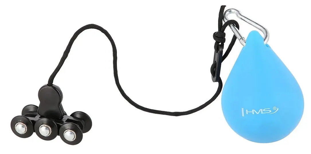 Массажный обруч с утяжелителем HMS HHW01 + пояс BR163 (Blue) - 3