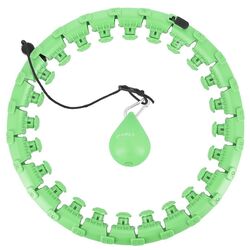 Массажный обруч с утяжелителем HMS HHW01 + пояс BR163 (Green) Thumb