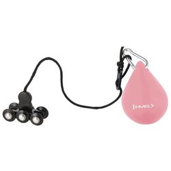 Массажный обруч с утяжелителем HMS HHW01 + пояс BR163 (Pink) Thumb