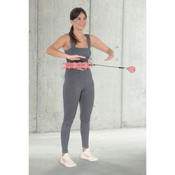 Массажный обруч с утяжелителем HMS HHW01 + пояс BR163 (Pink) Thumb