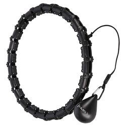 Массажный обруч с утяжелителем HMS HHW02 (Black) Thumb