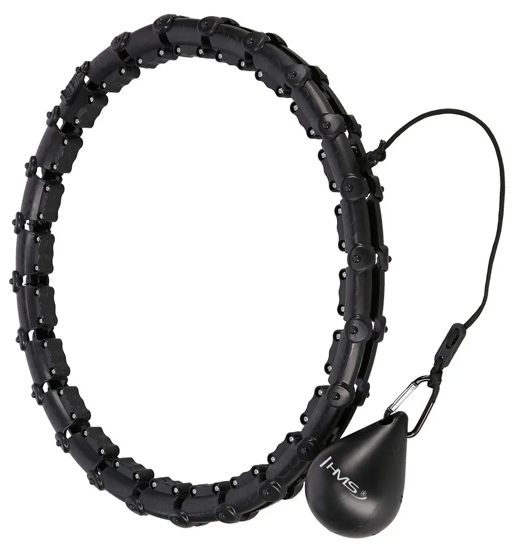 Массажный обруч с утяжелителем HMS HHW02 (Black) - 2