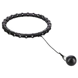 Массажный обруч с утяжелителем HMS HHW02 (Black) Thumb