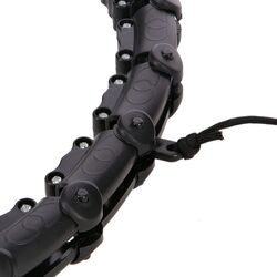 Массажный обруч с утяжелителем HMS HHW02 (Black) Thumb