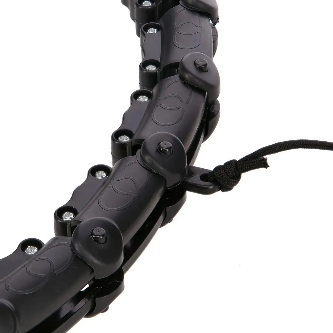 Массажный обруч с утяжелителем HMS HHW02 (Black) - 4