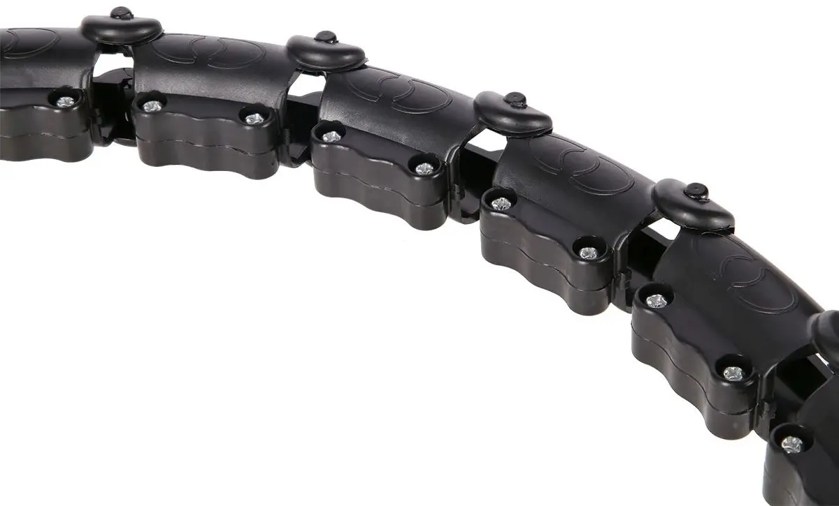 Массажный обруч с утяжелителем HMS HHW02 (Black) - 6