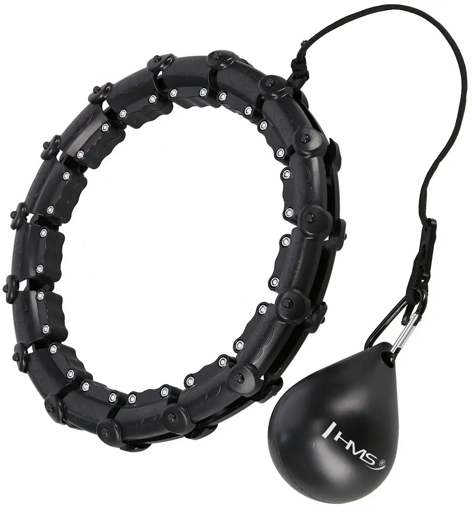 Массажный обруч с утяжелителем HMS HHW02 (Black)