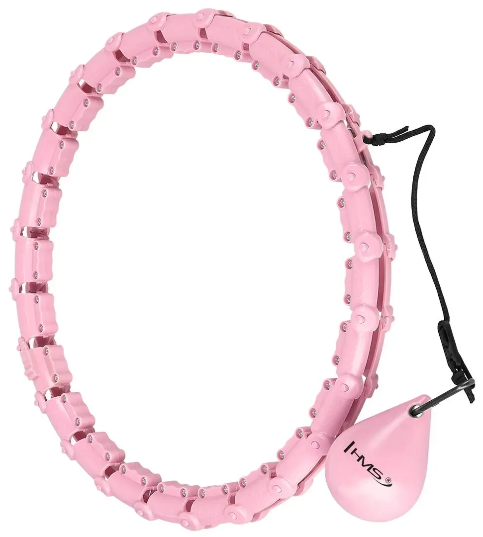 Массажный обруч с утяжелителем HMS HHW02 (Pink) - 2