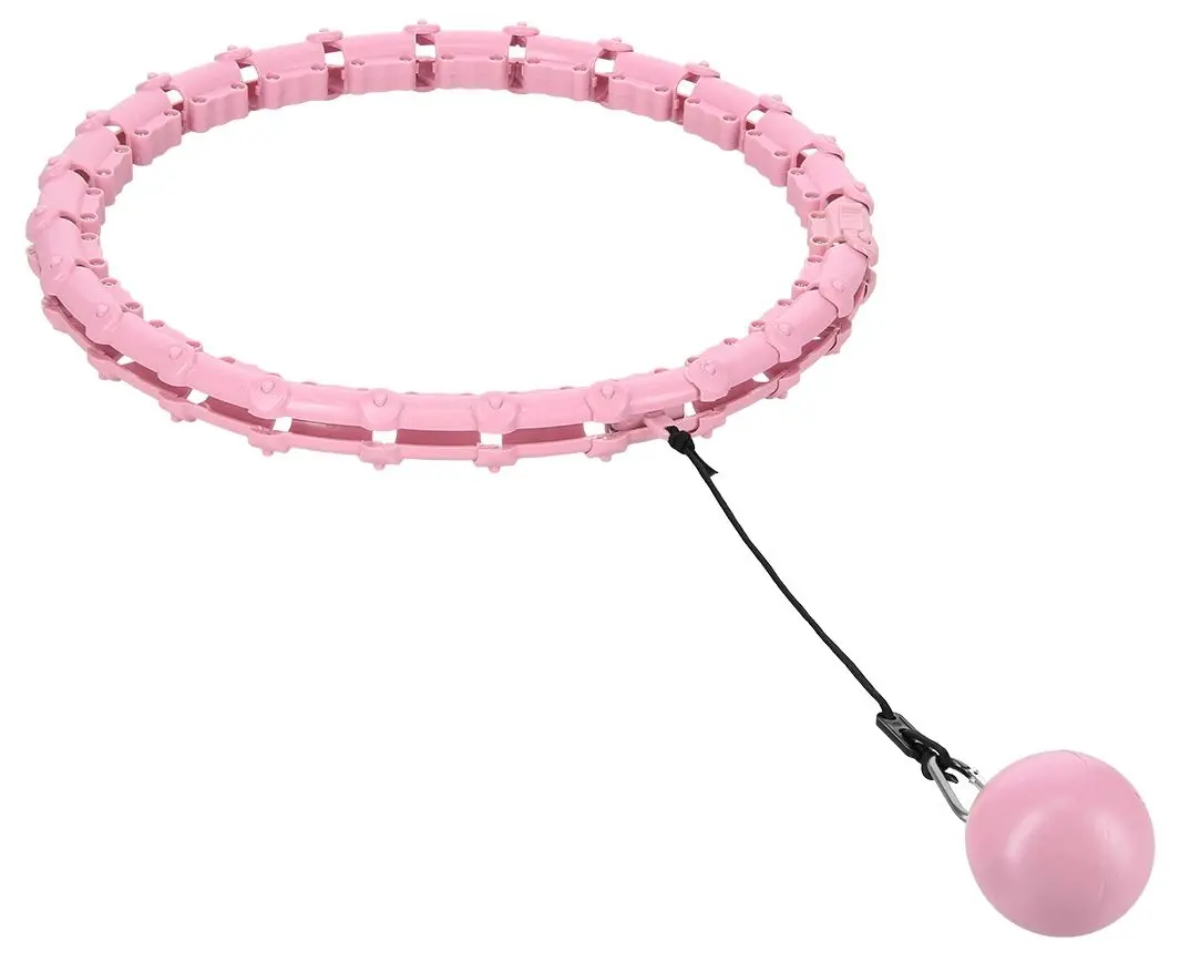 Массажный обруч с утяжелителем HMS HHW02 (Pink) - 3