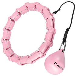 Массажный обруч с утяжелителем HMS HHW02 (Pink)