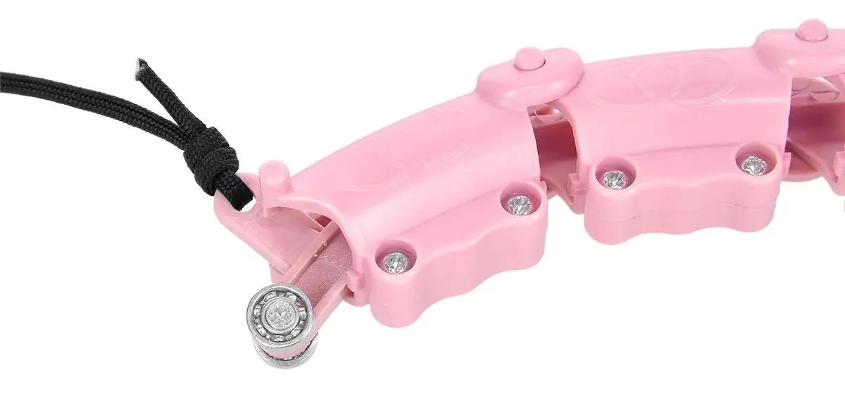 Массажный обруч с утяжелителем HMS HHW02 (Pink) - 5