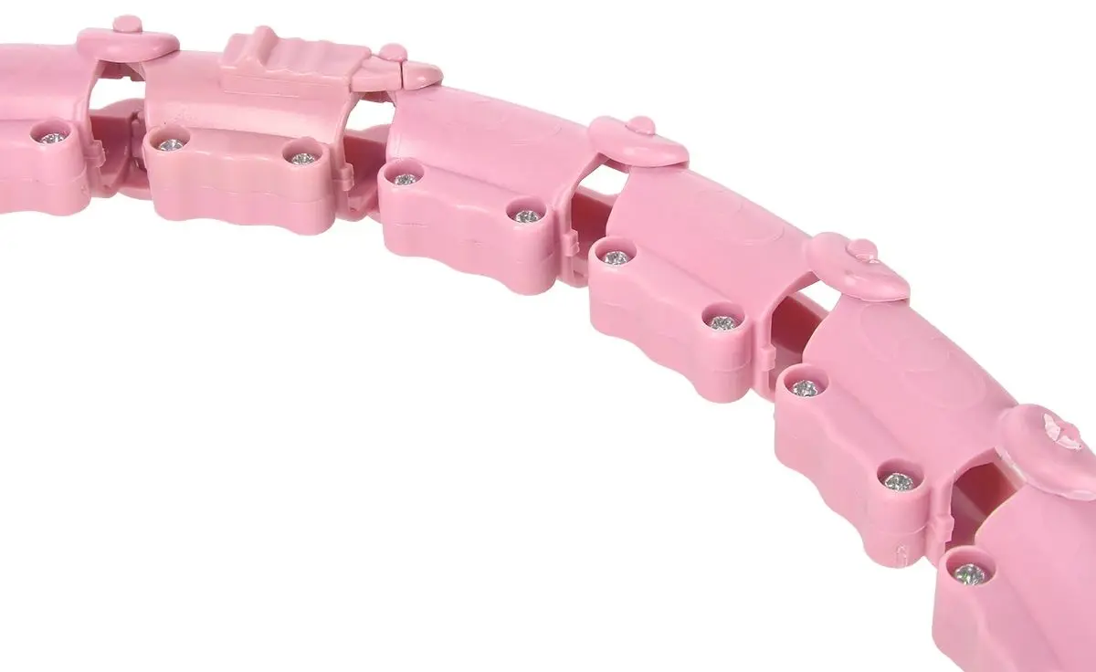Массажный обруч с утяжелителем HMS HHW02 (Pink) - 6