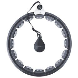 Массажный обруч с утяжелителем HMS HHW06 + пояс BR163 (Black) Thumb