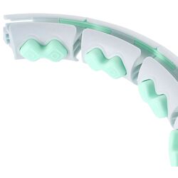 Cerc de masaj cu greutate HMS HHW06 + centura BR163 (White/Green) Thumb