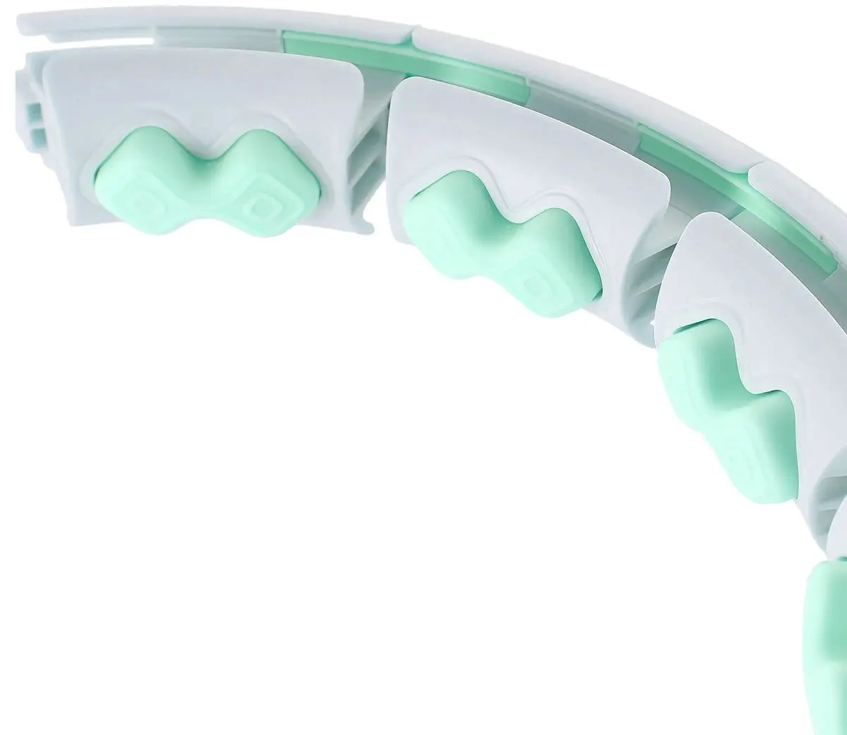 Cerc de masaj cu greutate HMS HHW06 + centura BR163 (White/Green)