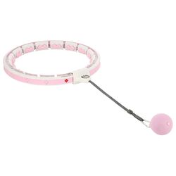 Cerc de masaj cu greutate HMS HHW06 + centura BR163 (White/Pink) Thumb